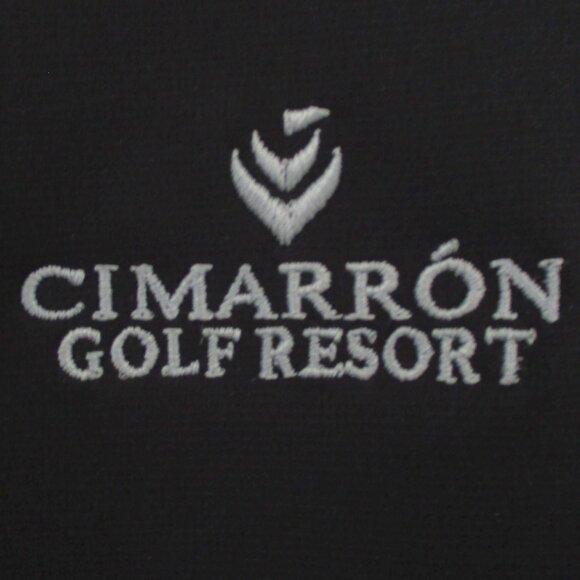 Level Wear Mens L/S "Cimarron Golf Resort" (CA) Black Windbreaker NWT -Size 2XL - Picture 1 of 4